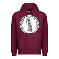 Burgundy University of Virginia Premium Hoodie - linhVisuals