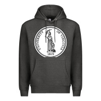 Charcoal Heather University of Virginia Premium Hoodie - linhVisuals