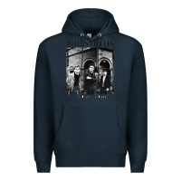 Navy the smiths   friends Premium Hoodie - linhVisuals