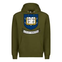 Army Green Yale University Premium Hoodie - linhVisuals