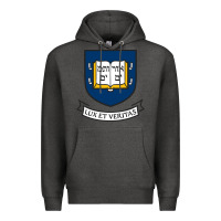 Charcoal Heather Yale University Premium Hoodie - linhVisuals