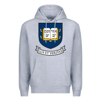 Heather Grey Yale University Premium Hoodie - linhVisuals