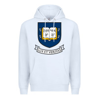White Yale University Premium Hoodie - linhVisuals