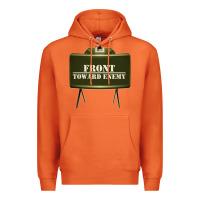 Carrot front toward enemy distressed claymore mine military Premium Hoodie - linhVisuals