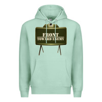 Seafoam front toward enemy distressed claymore mine military Premium Hoodie - linhVisuals