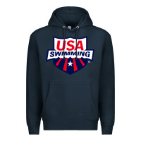 Navy swimming team Premium Hoodie - linhVisuals
