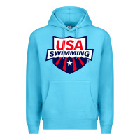 Ocean Blue swimming team Premium Hoodie - linhVisuals