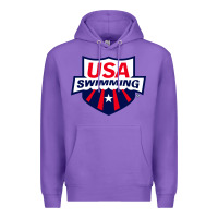 Purple swimming team Premium Hoodie - linhVisuals