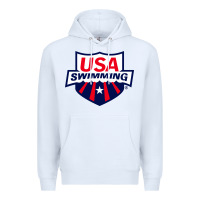White swimming team Premium Hoodie - linhVisuals