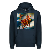 Navy stone temple pilot stp 3 Premium Hoodie - linhVisuals