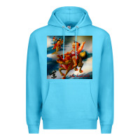 Ocean Blue stone temple pilot stp 3 Premium Hoodie - linhVisuals