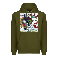 Army Green stone temple pilot stp 2 Premium Hoodie - linhVisuals