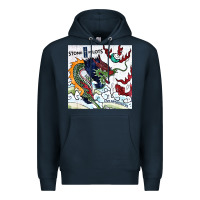 Navy stone temple pilot stp 2 Premium Hoodie - linhVisuals