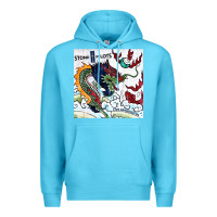 Ocean Blue stone temple pilot stp 2 Premium Hoodie - linhVisuals