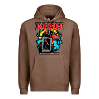Chestnut RUSH MUSIC Premium Hoodie - linhVisuals