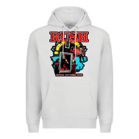 Dove Grey RUSH MUSIC Premium Hoodie - linhVisuals