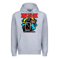 Heather Grey RUSH MUSIC Premium Hoodie - linhVisuals