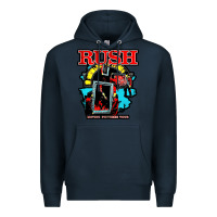 Navy RUSH MUSIC Premium Hoodie - linhVisuals