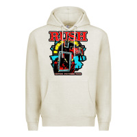 Oatmeal Heather RUSH MUSIC Premium Hoodie - linhVisuals