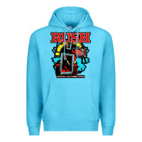 Ocean Blue RUSH MUSIC Premium Hoodie - linhVisuals
