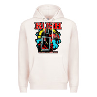 Pale Pink RUSH MUSIC Premium Hoodie - linhVisuals