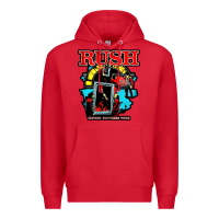Red RUSH MUSIC Premium Hoodie - linhVisuals