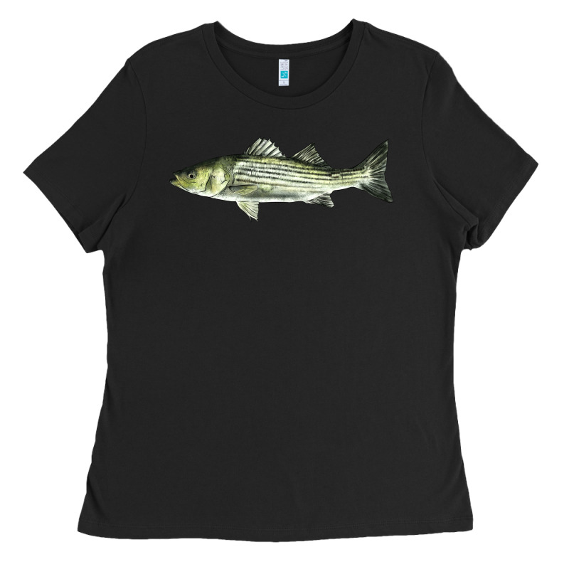 Striped Bass Ladies Tee by LillyAllenDesigns | Teevron
