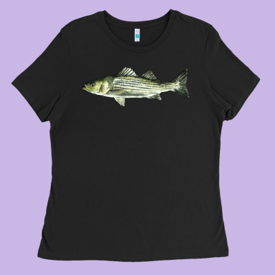 Striped Bass Ladies Tee Designed By Lillyallendesigns