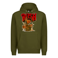 Army Green rush neil 10 Premium Hoodie - linhVisuals