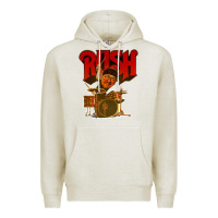 Oatmeal Heather rush neil 10 Premium Hoodie - linhVisuals