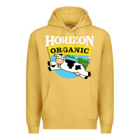 Antique Gold horizon organic milk Premium Hoodie - linhVisuals