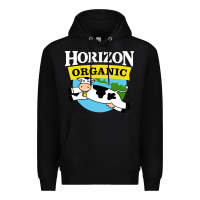 Black horizon organic milk Premium Hoodie - linhVisuals