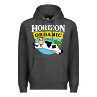 Charcoal Heather horizon organic milk Premium Hoodie - linhVisuals