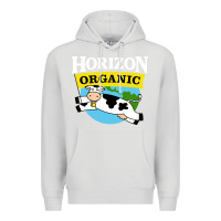 Dove Grey horizon organic milk Premium Hoodie - linhVisuals