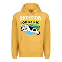 Mustard horizon organic milk Premium Hoodie - linhVisuals