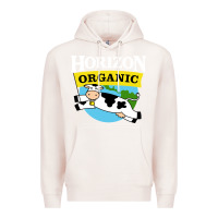 Pale Pink horizon organic milk Premium Hoodie - linhVisuals