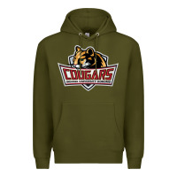 Army Green cougars, kokomo education Premium Hoodie - linhVisuals