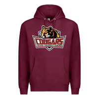 Burgundy cougars, kokomo education Premium Hoodie - linhVisuals