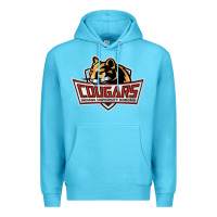 Ocean Blue cougars, kokomo education Premium Hoodie - linhVisuals