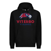 Black v-h4wks, viterbo, education Premium Hoodie - linhVisuals