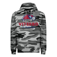 Slate Camo v-h4wks, viterbo, education Premium Hoodie - linhVisuals