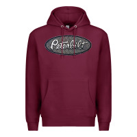 Burgundy Peterbilt Trucks Premium Hoodie - linhVisuals