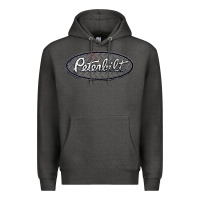 Charcoal Heather Peterbilt Trucks Premium Hoodie - linhVisuals