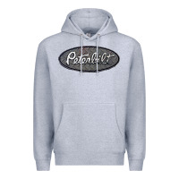 Heather Grey Peterbilt Trucks Premium Hoodie - linhVisuals