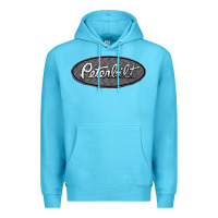 Ocean Blue Peterbilt Trucks Premium Hoodie - linhVisuals
