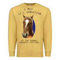 Antique Gold I met lil Sebastian Premium Sweatshirt - Bettercallsaul