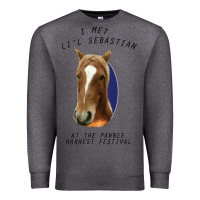 Charcoal Heather I met lil Sebastian Premium Sweatshirt - Bettercallsaul