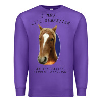 Purple I met lil Sebastian Premium Sweatshirt - Bettercallsaul