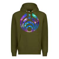 Army Green bassnectar 07 [tb] Premium Hoodie - linhVisuals