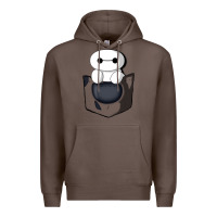 Coffee baymax in pocket [tb] Premium Hoodie - linhVisuals